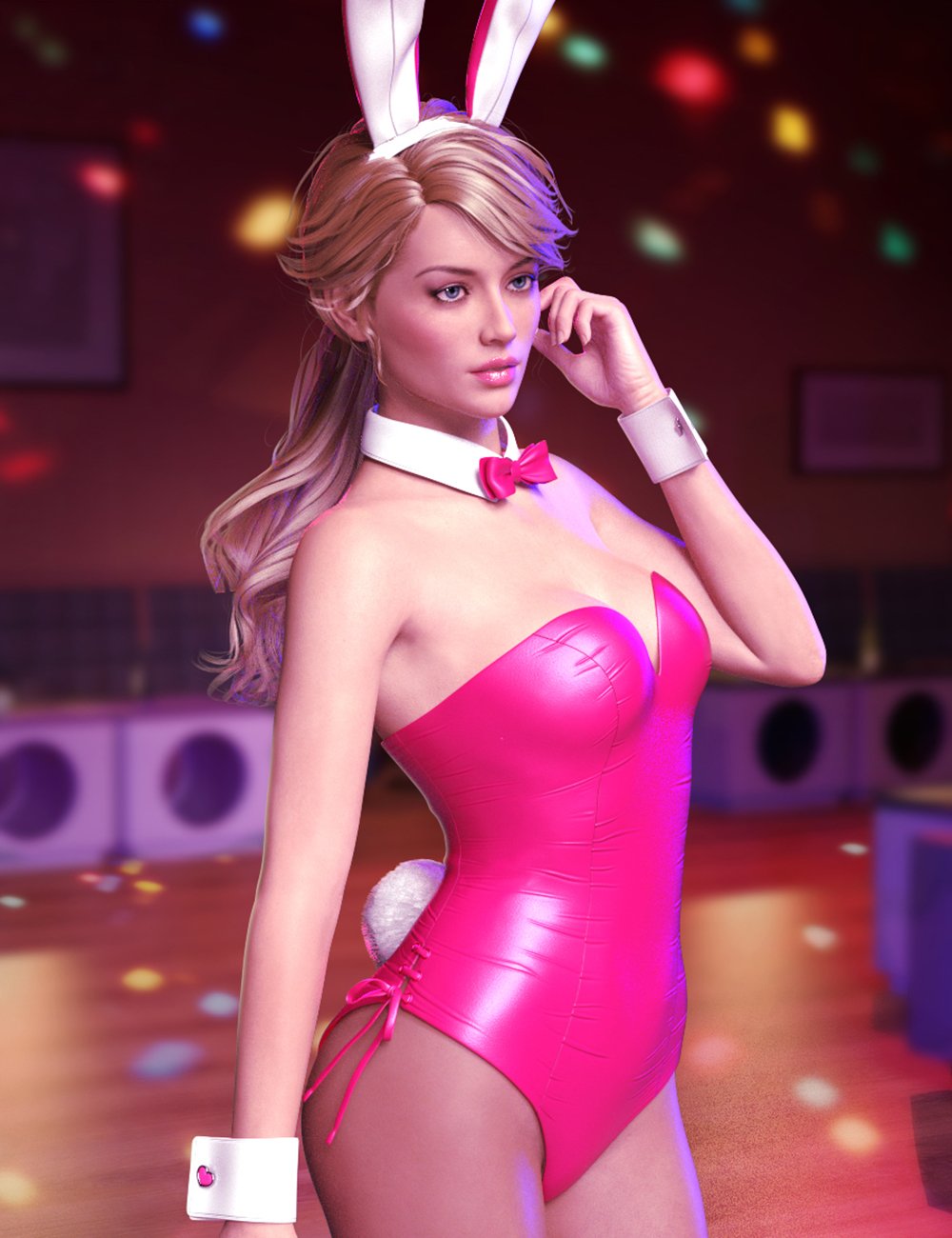 Bunny's Nightmare Outfit and Poses for Genesis 8 Females Bunny's Nightmare Outfit and Poses for Genesis 8 Females by: Blue Rabbit, 3D Models by Daz 3D