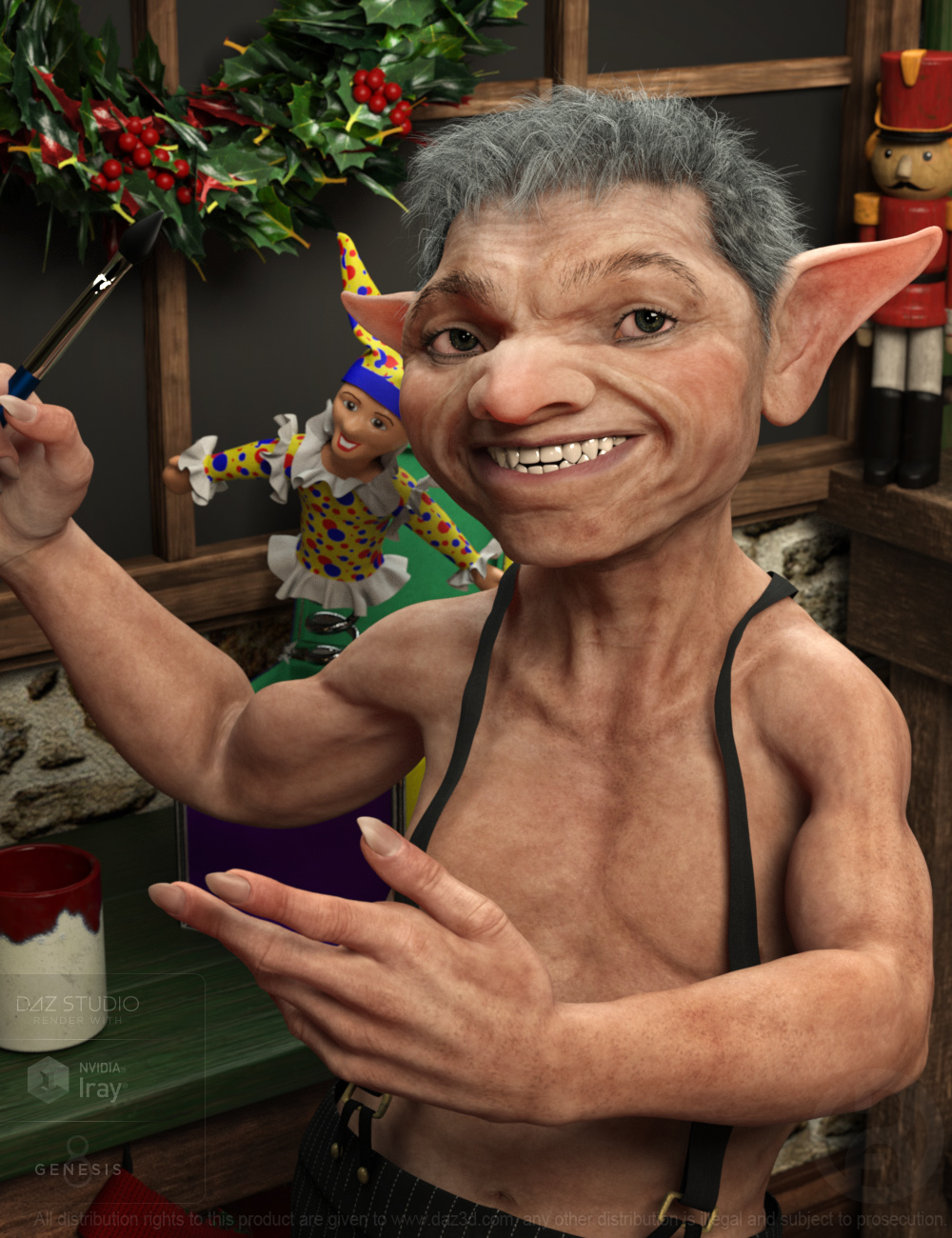 Helper Elf for Genesis 8 Male by: RawArt, 3D Models by Daz 3D