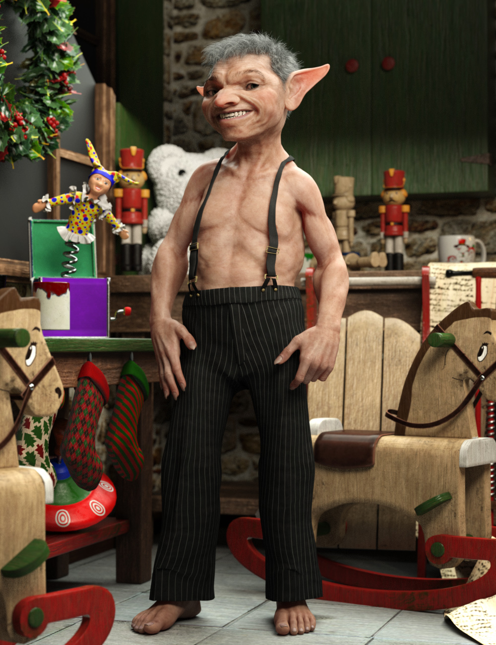 Helper Elf for Genesis 8 Male Helper Elf for Genesis 8 Male by: RawArt, 3D Models by Daz 3D