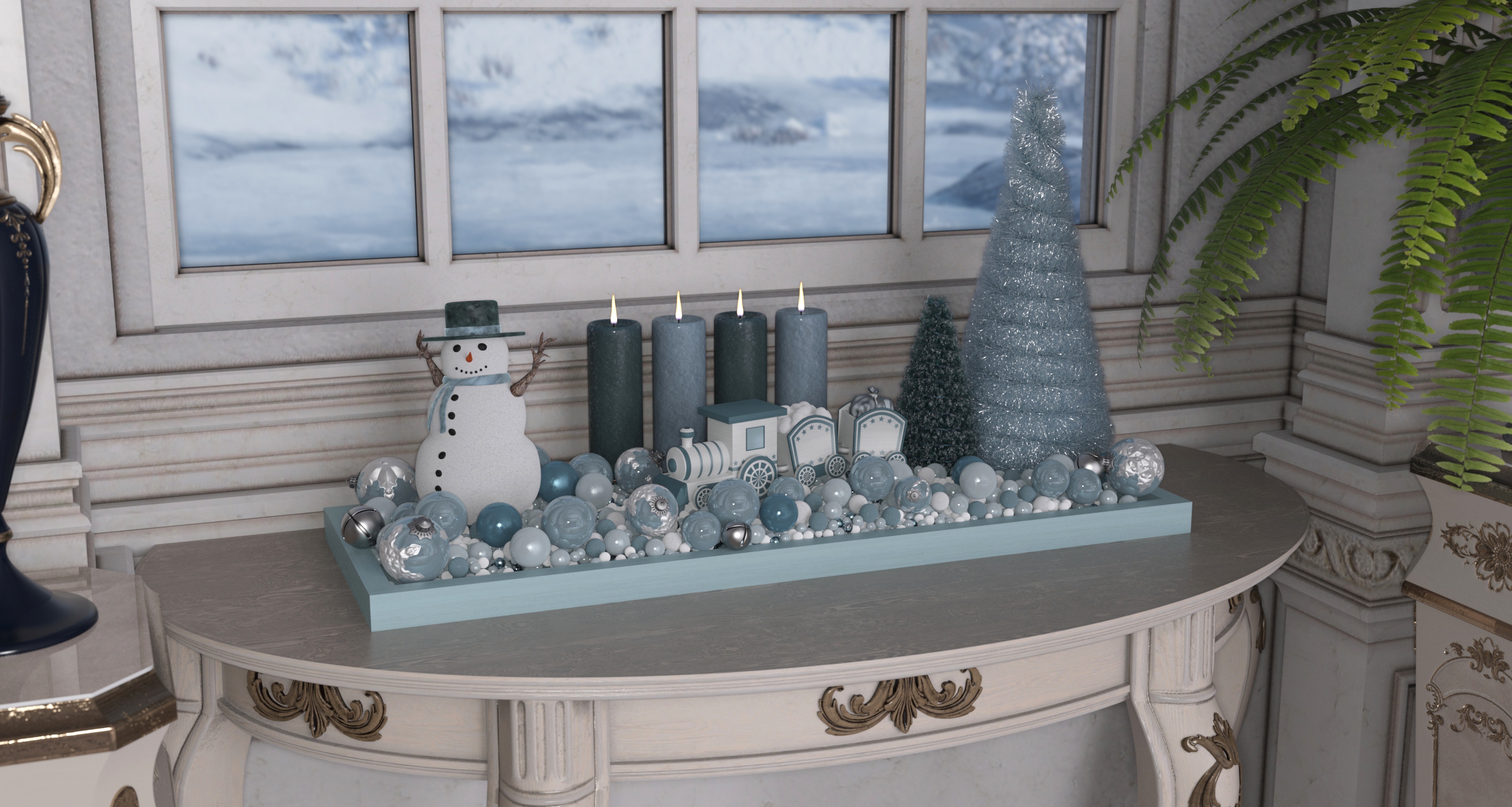 GHD TableTop Decoration GHD TableTop Decoration by: 3D-GHDesign, 3D Models by Daz 3D