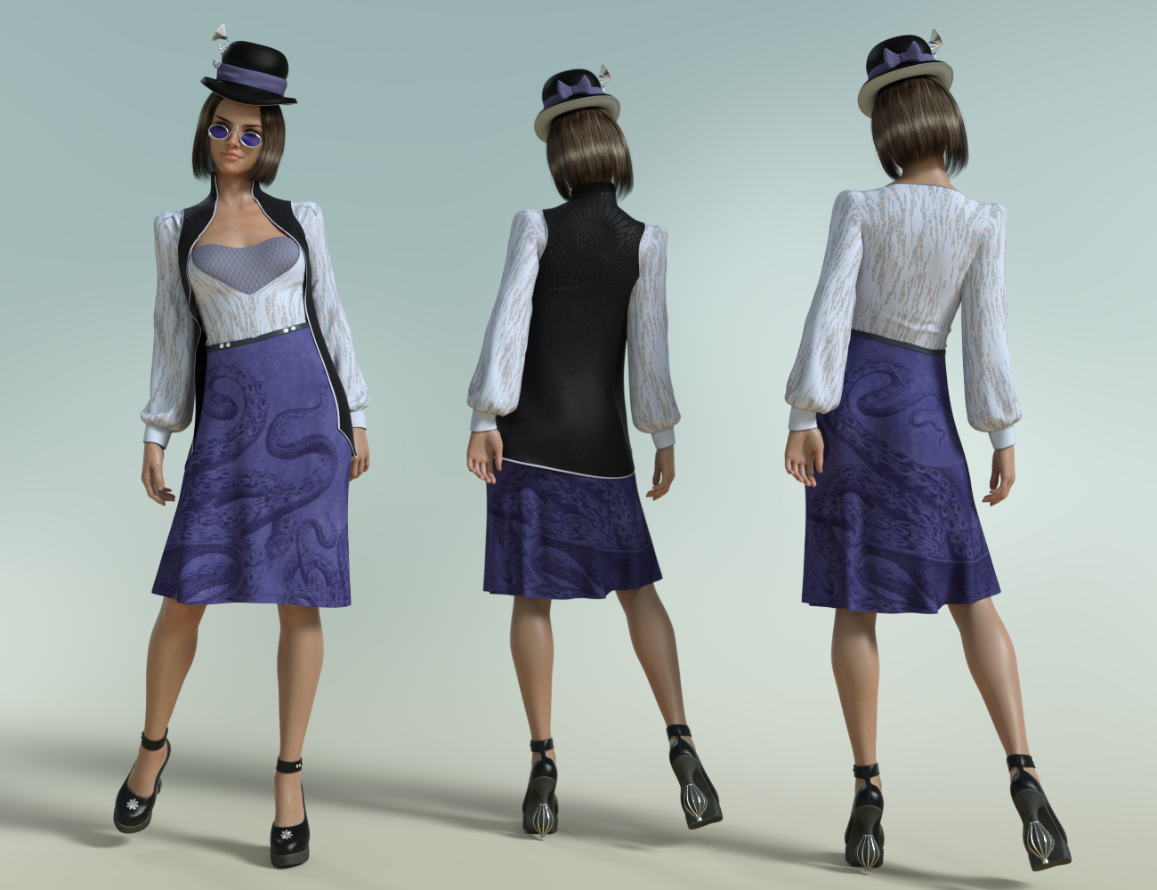 dForce Constance Outfit for Genesis 8 Females by: AmaranthPixelTizzyFit, 3D Models by Daz 3D