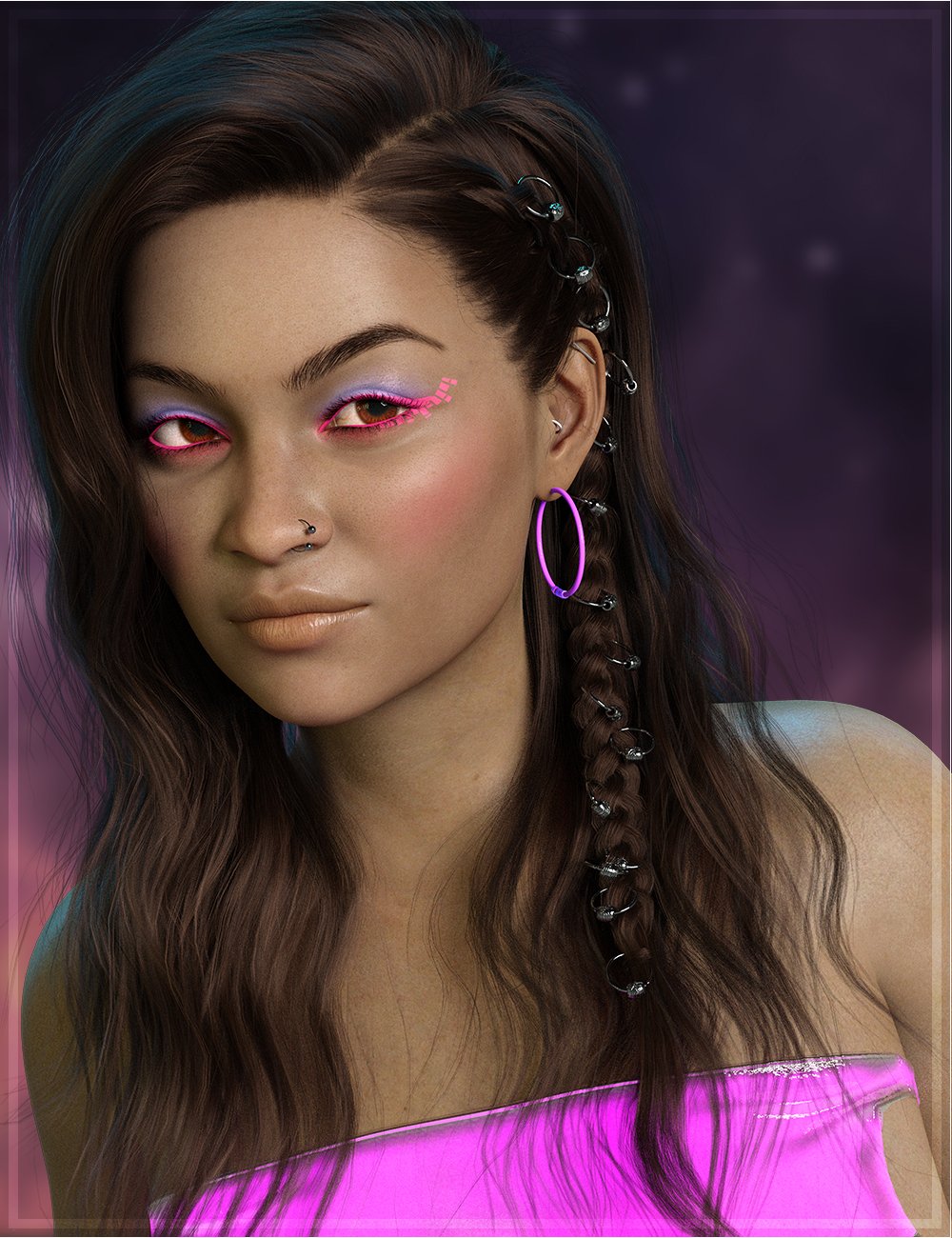 Melya for Genesis 8 Female Melya for Genesis 8 Female by: OziChickTwiztedMetal, 3D Models by Daz 3D