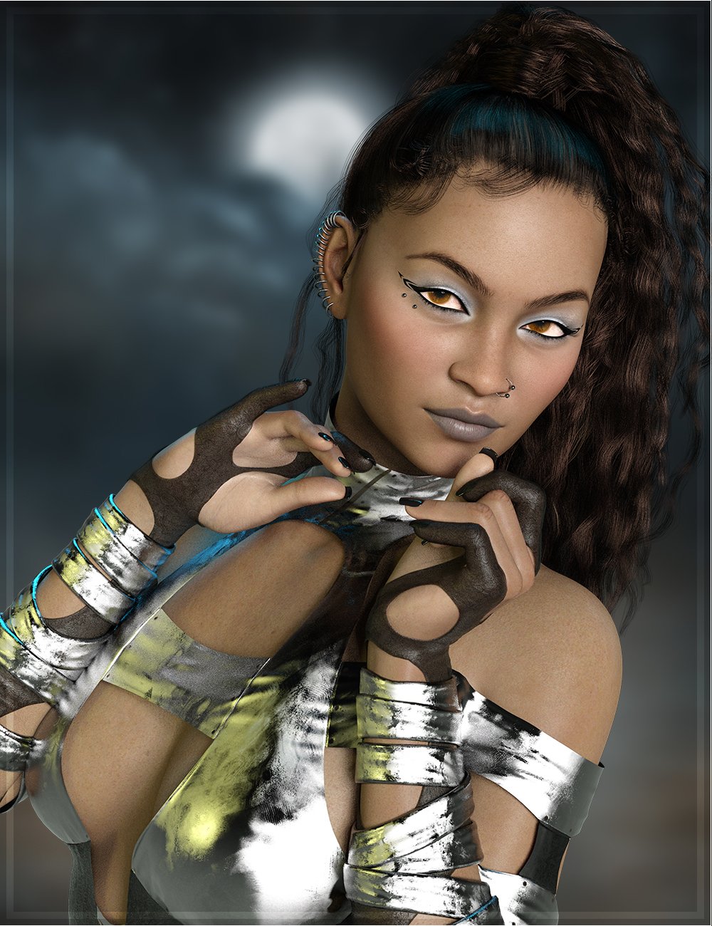 Melya for Genesis 8 Female Melya for Genesis 8 Female by: OziChickTwiztedMetal, 3D Models by Daz 3D