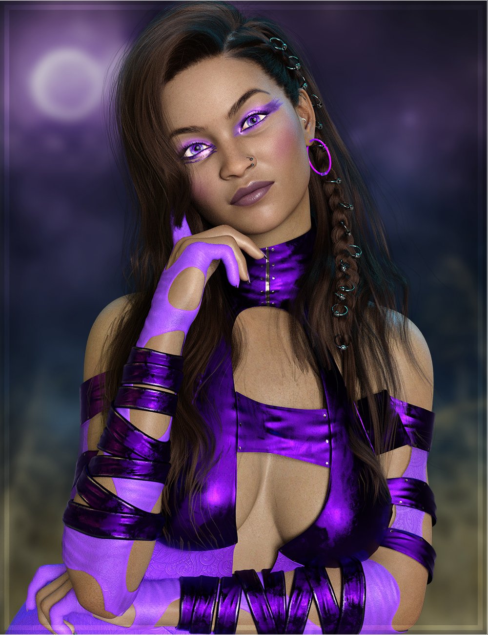 Melya for Genesis 8 Female Melya for Genesis 8 Female by: OziChickTwiztedMetal, 3D Models by Daz 3D