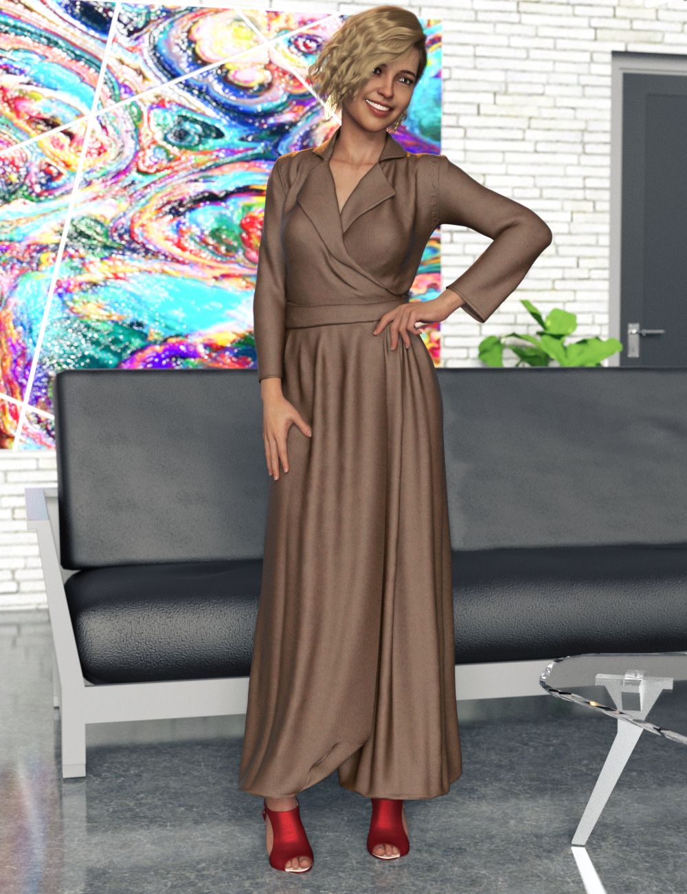 dforce Samantha Outfit For Genesis 8 Females dforce Samantha Outfit For Genesis 8 Females by: Beautyworks, 3D Models by Daz 3D