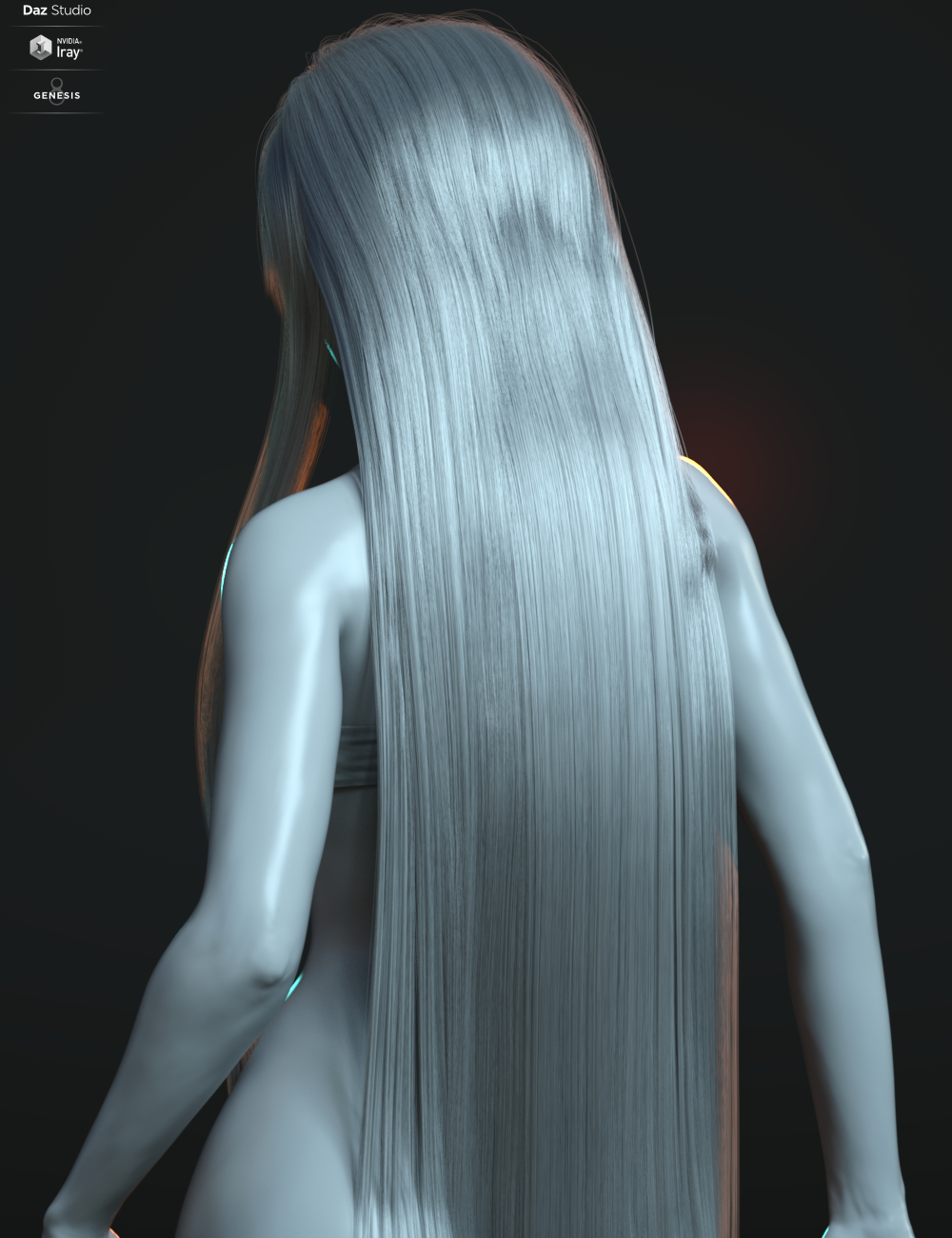 dForce DarlingX Hair for Genesis 8 Females by: HM, 3D Models by Daz 3D