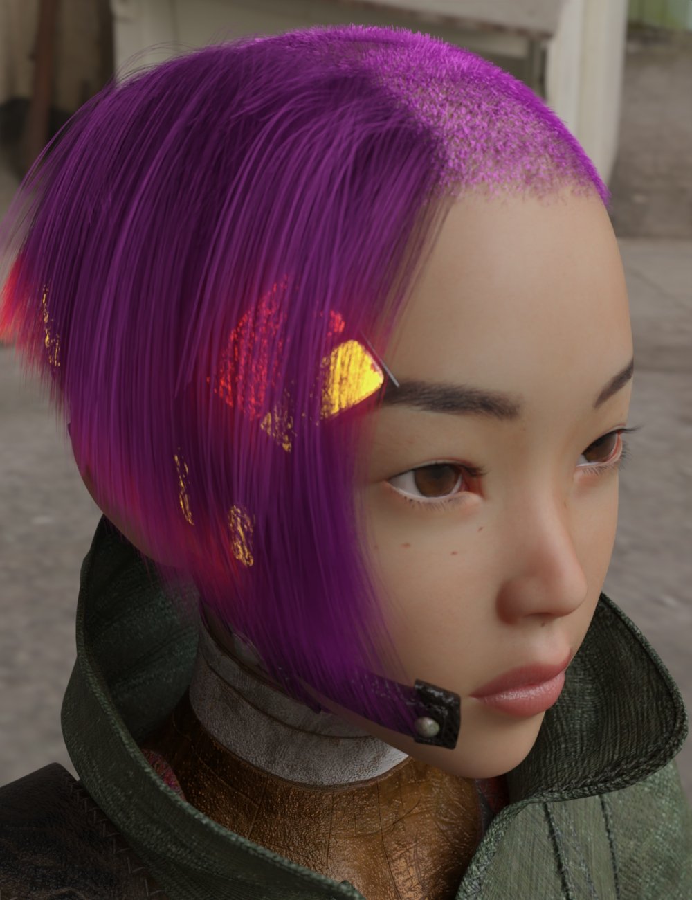 Cyber Girl Nakano Outfit and Hair for Genesis 8 Female Cyber Girl Nakano Outfit and Hair for Genesis 8 Female by: Sixus1 Media, 3D Models by Daz 3D