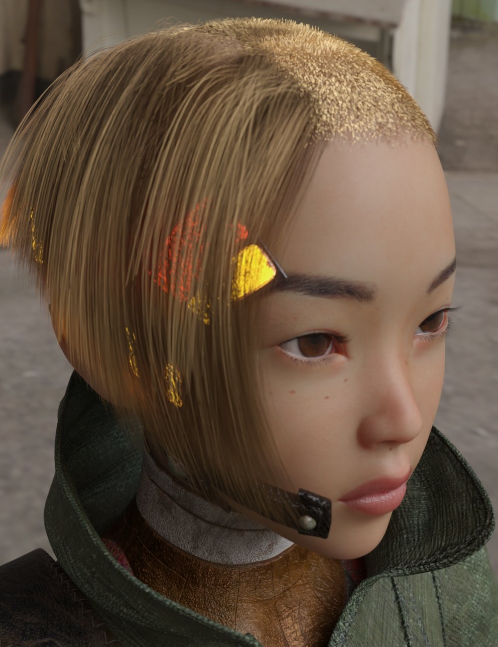 Cyber Girl Nakano Outfit and Hair for Genesis 8 Female Cyber Girl Nakano Outfit and Hair for Genesis 8 Female by: Sixus1 Media, 3D Models by Daz 3D