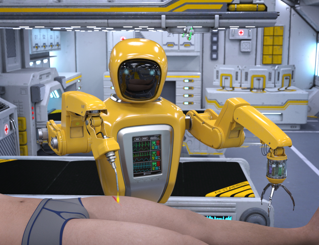 Robot Spacedoc Robot Spacedoc by: petipet, 3D Models by Daz 3D