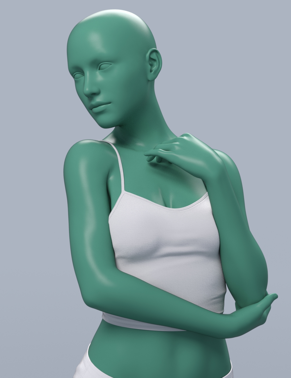 dForce Soft Breast for Genesis 8 Females by: iWave, 3D Models by Daz 3D