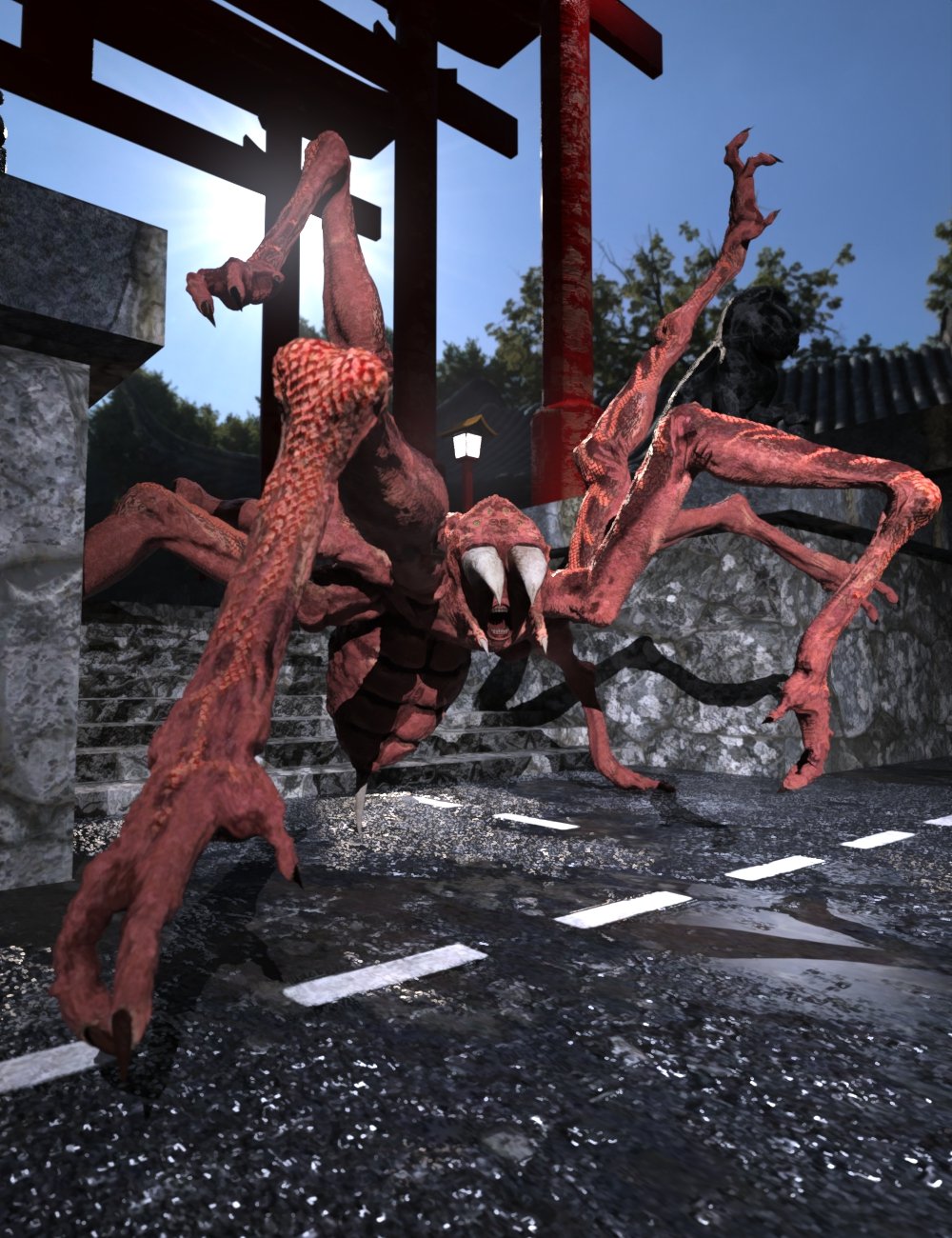 Jurogumo Original Creature Jurogumo Original Creature by: Sixus1 Media, 3D Models by Daz 3D