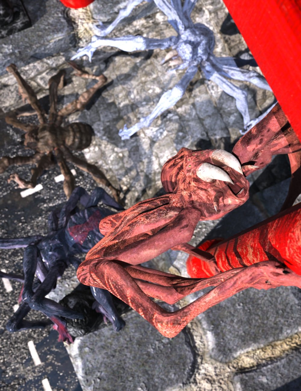 Jurogumo Original Creature Jurogumo Original Creature by: Sixus1 Media, 3D Models by Daz 3D