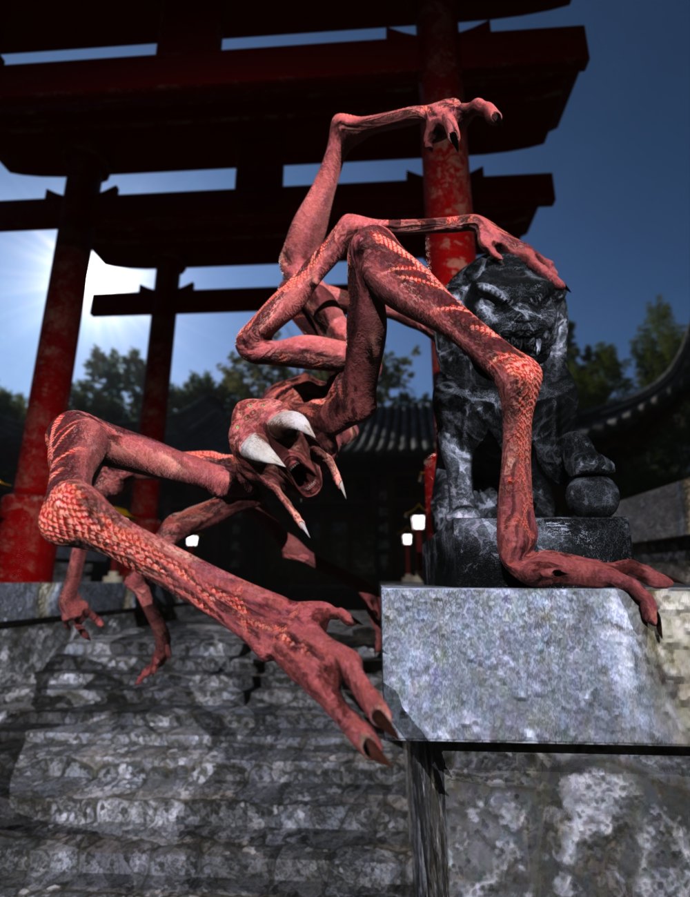 Jurogumo Original Creature Jurogumo Original Creature by: Sixus1 Media, 3D Models by Daz 3D
