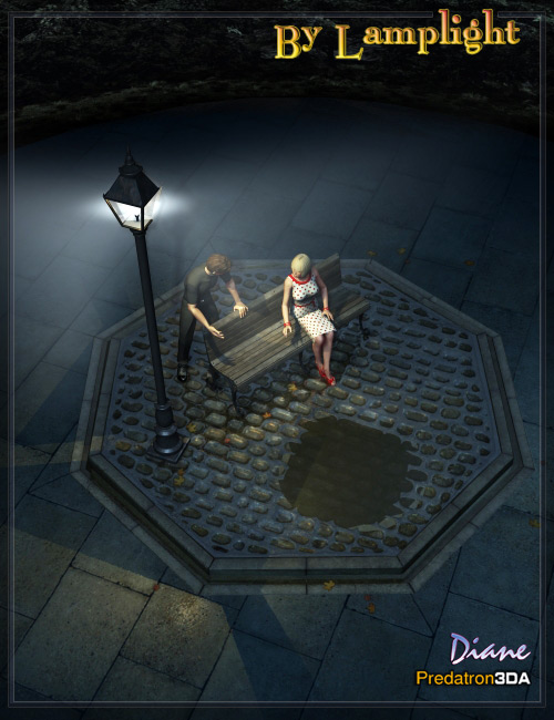 By Lamplight Vignette Scene By Lamplight Vignette Scene by: PredatronDiane, 3D Models by Daz 3D