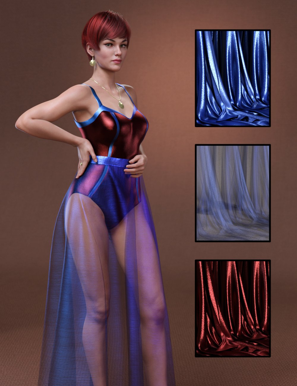 Sublime Iray Shaders by: JGreenlees, 3D Models by Daz 3D