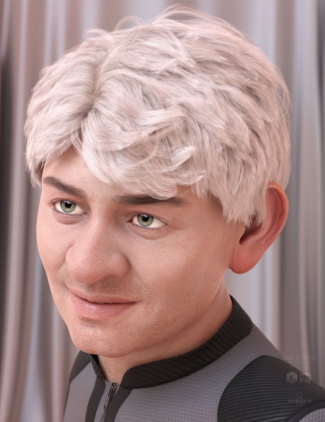 Zoren Hair for Genesis 8 by: AprilYSH, 3D Models by Daz 3D