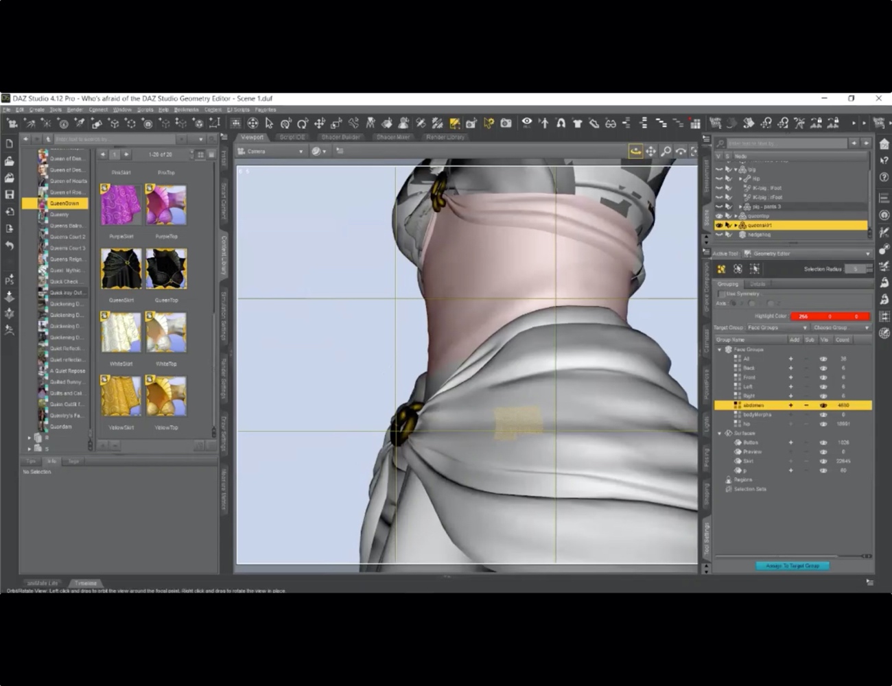 How To Use the DAZ Studio Geometry Editor by: Digital Art Live, 3D Models by Daz 3D