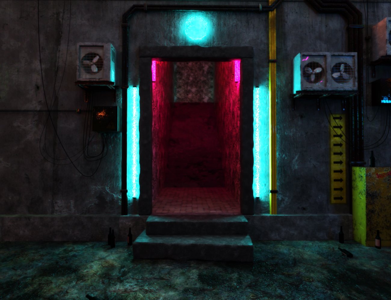 Neo City - Alley Neo City - Alley by: Modu8, 3D Models by Daz 3D