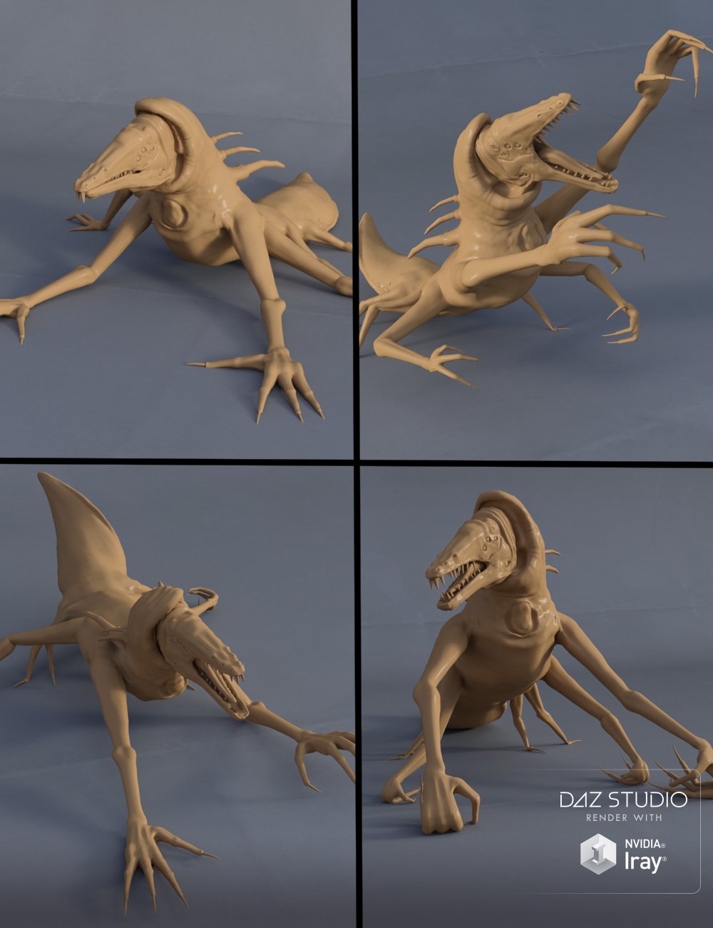 EArkham's ZWorld Beast from Below by: E-Arkham, 3D Models by Daz 3D