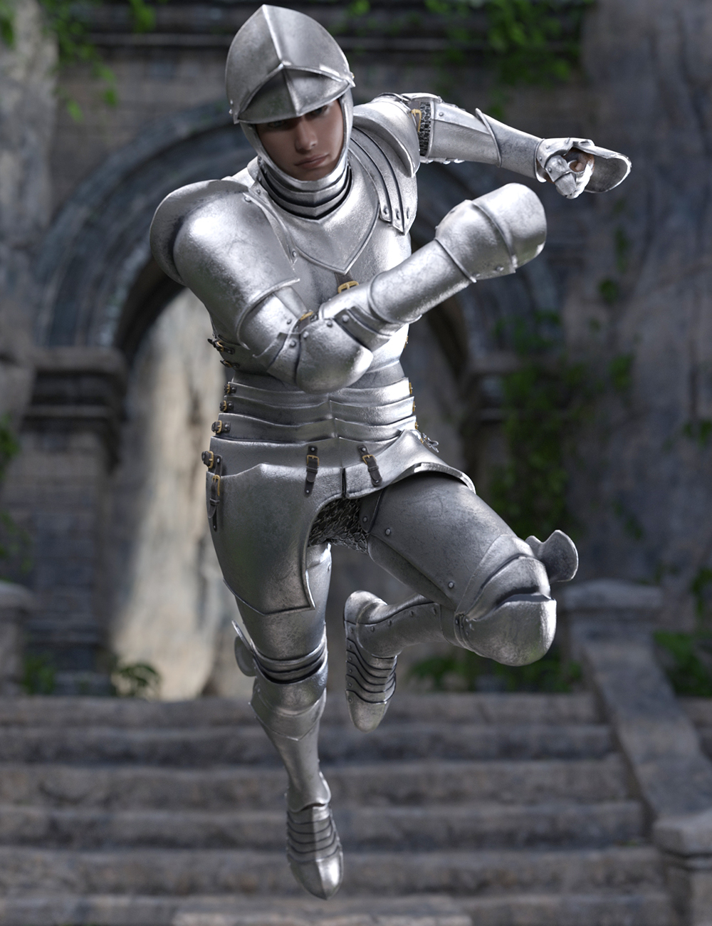 The Knight Series 03 for Genesis 8 Males by: Jerry Jang, 3D Models by Daz 3D