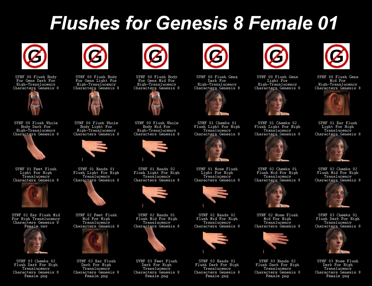 SY Naturally Flushed Genesis 8 SY Naturally Flushed Genesis 8 by: Sickleyield, 3D Models by Daz 3D