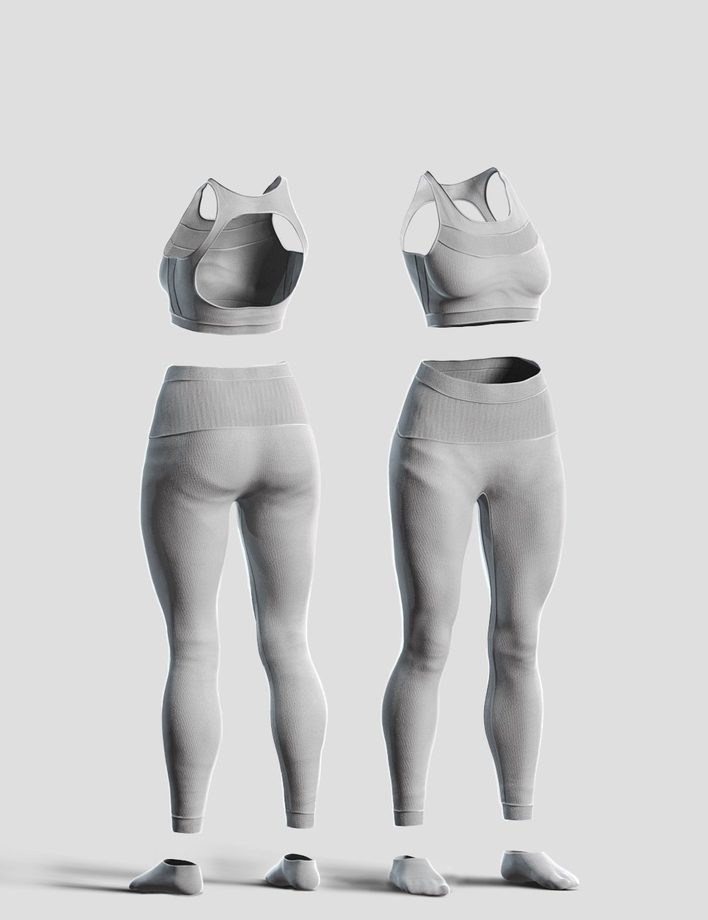 Knit Sports Outfit for Genesis 8 Females Knit Sports Outfit for Genesis 8 Females by: Romeo, 3D Models by Daz 3D