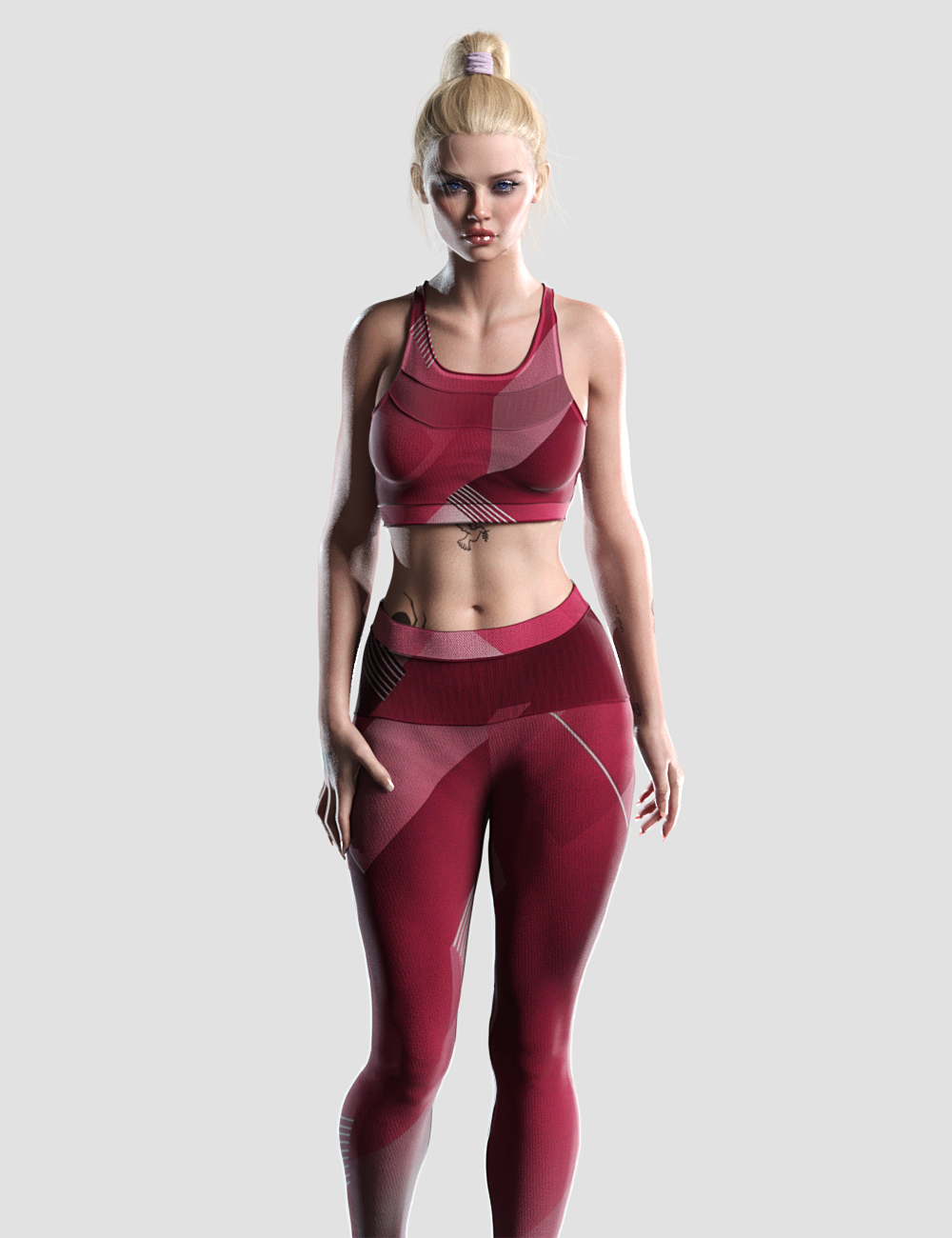 Knit Sports Outfit Textures by: Romeo, 3D Models by Daz 3D