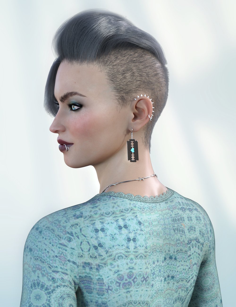 Makenna Hair for Genesis 8 Females by: Propschick, 3D Models by Daz 3D