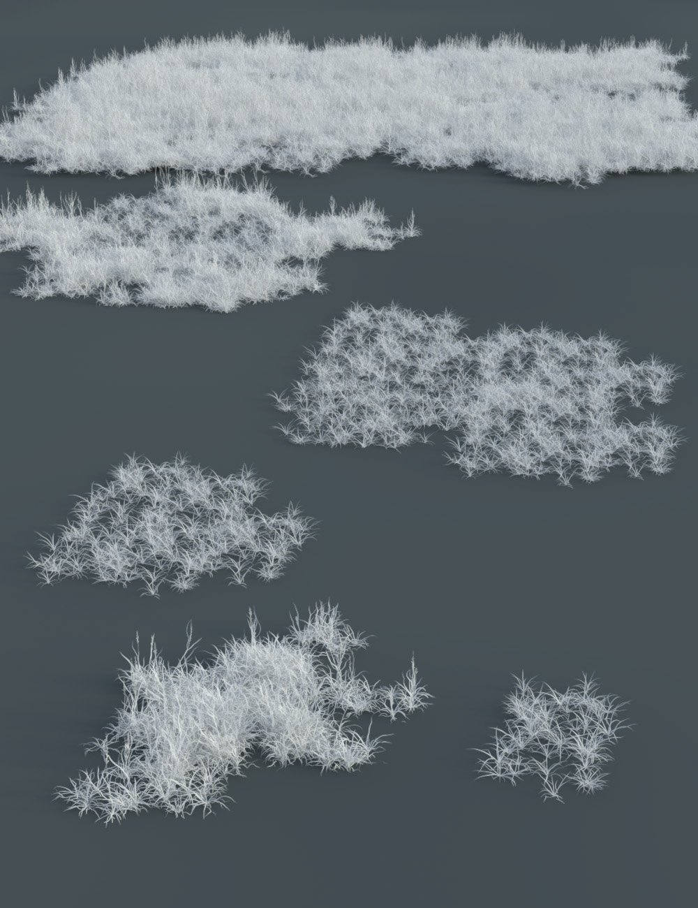 Frosty Plants - Low Res Winter Plants by: MartinJFrost, 3D Models by Daz 3D
