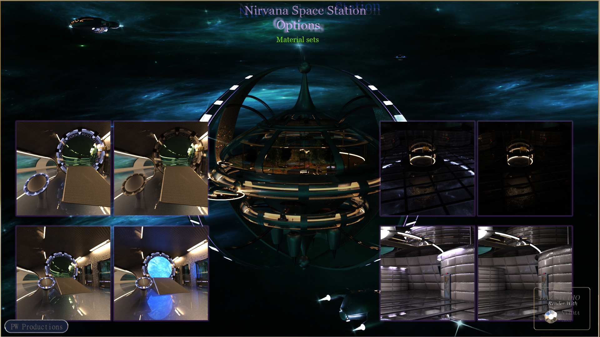 PW Nirvana Space Station by: PW Productions, 3D Models by Daz 3D