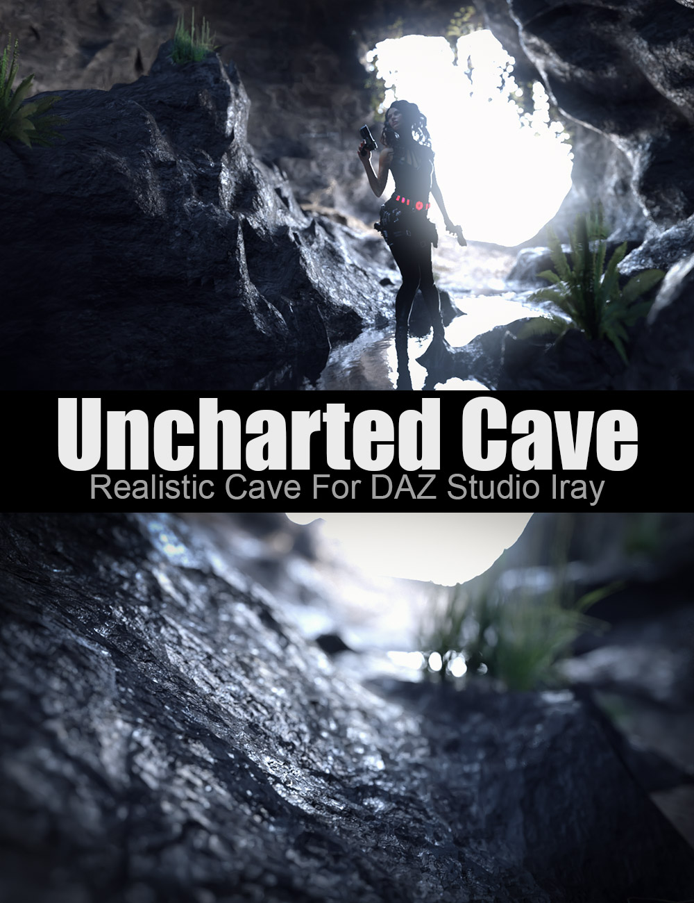 Uncharted Cave by: Dreamlight, 3D Models by Daz 3D