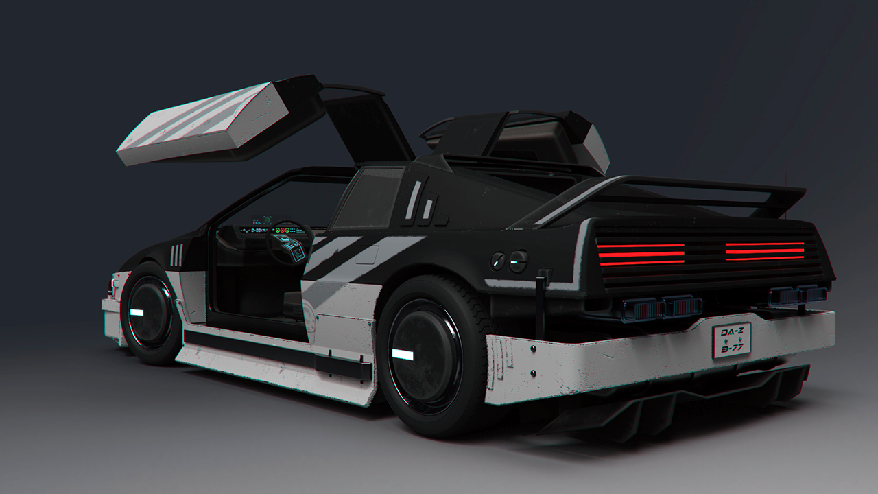 Cyberpunk Car by: Mely3D, 3D Models by Daz 3D