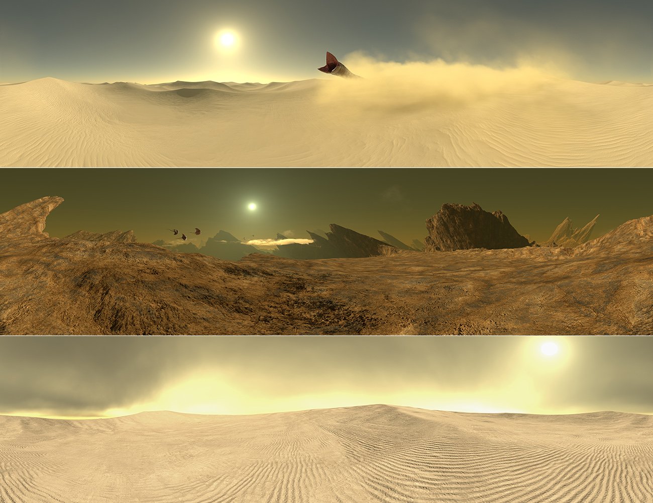 Desert Planet 360 by: midnight_stories, 3D Models by Daz 3D