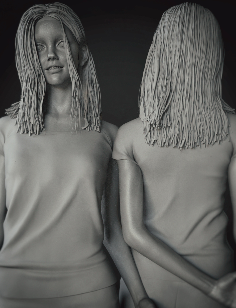 Nirv Sweet Pie Hair for Genesis 8 Females by: Nirvana, 3D Models by Daz 3D