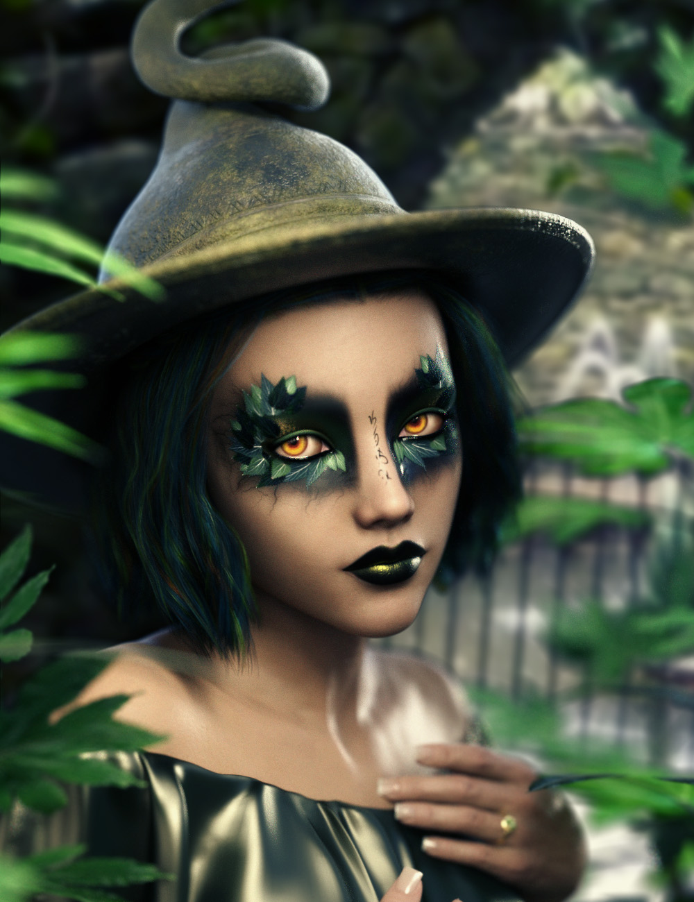 Arcane Enchantress Geoshell Makeups for Genesis 3 and 8 Female by: ForbiddenWhispers, 3D Models by Daz 3D