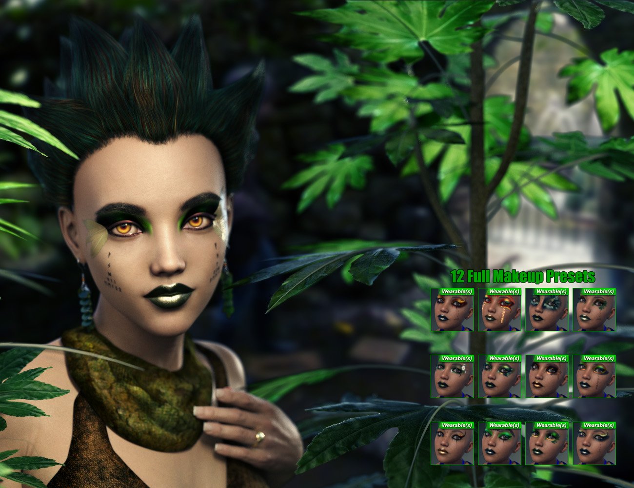 Arcane Enchantress Geoshell Makeups for Genesis 3 and 8 Female Arcane Enchantress Geoshell Makeups for Genesis 3 and 8 Female by: ForbiddenWhispers, 3D Models by Daz 3D