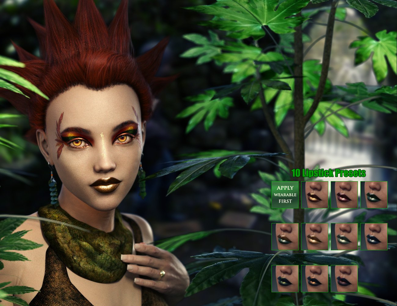 Arcane Enchantress Geoshell Makeups for Genesis 3 and 8 Female Arcane Enchantress Geoshell Makeups for Genesis 3 and 8 Female by: ForbiddenWhispers, 3D Models by Daz 3D