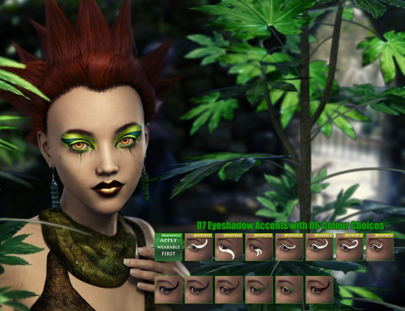 Arcane Enchantress Geoshell Makeups for Genesis 3 and 8 Female Arcane Enchantress Geoshell Makeups for Genesis 3 and 8 Female by: ForbiddenWhispers, 3D Models by Daz 3D