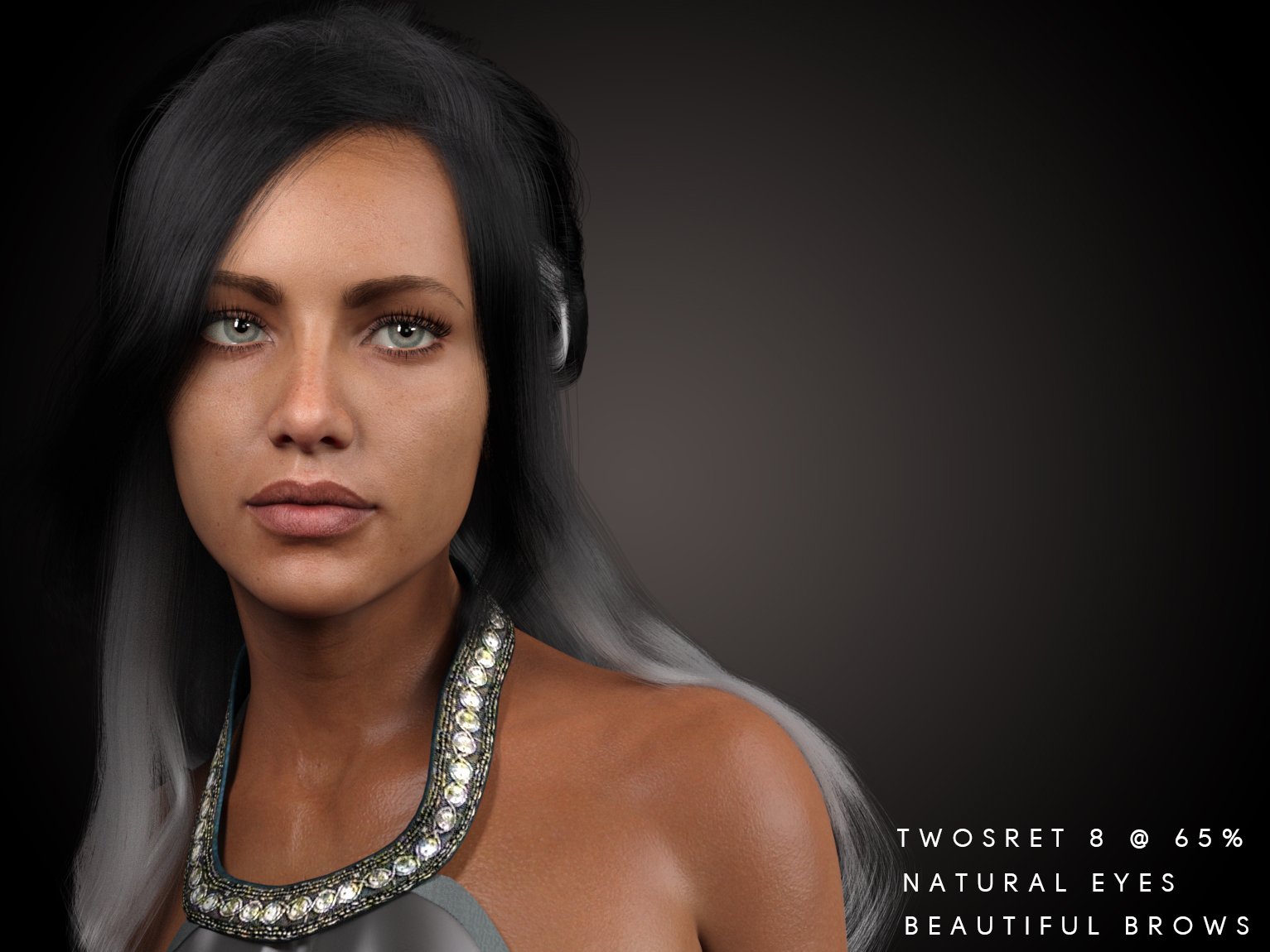 dforce Arcane Enchantress Hair for Genesis 3 and 8 Female by: chevybabe25, 3D Models by Daz 3D