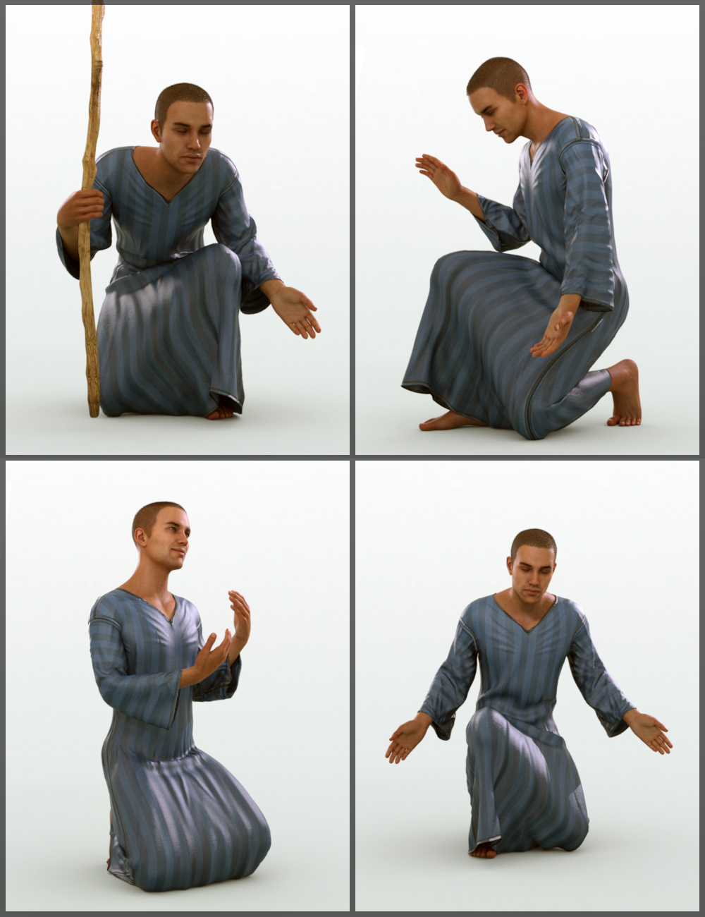 Mix-n-Match Nativity Poses for Genesis 8 Mix-n-Match Nativity Poses for Genesis 8 by: Quixotry, 3D Models by Daz 3D