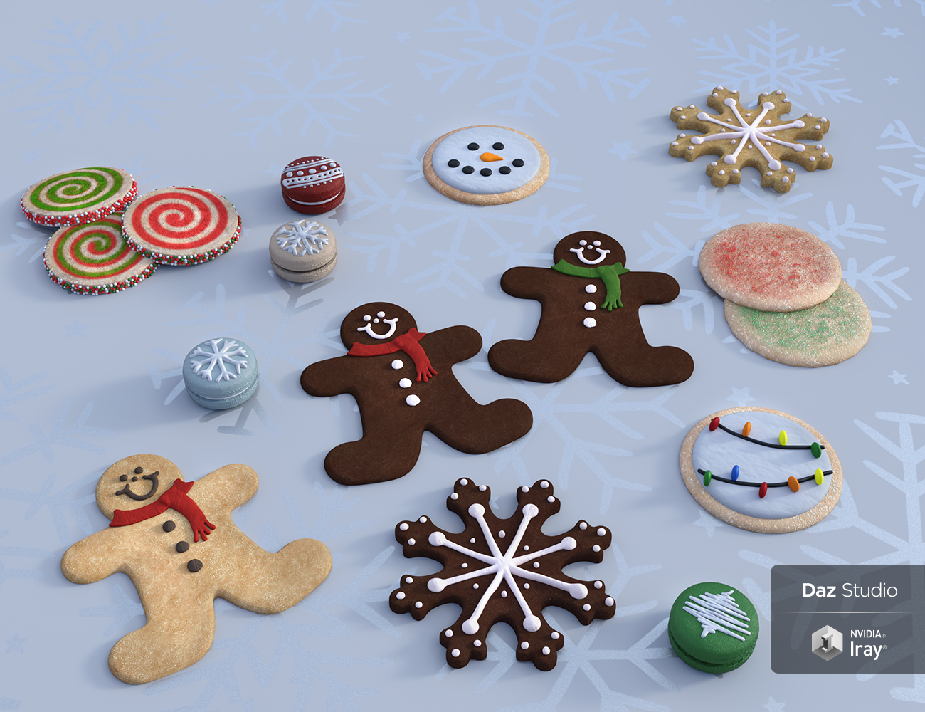 Holiday Sweets by: SR3, 3D Models by Daz 3D
