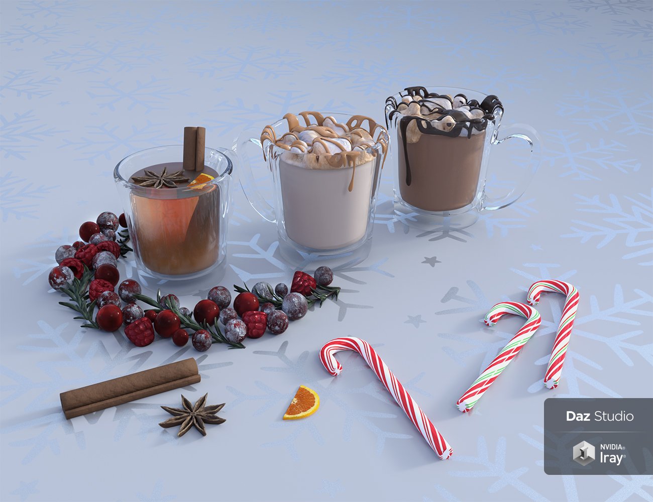 Holiday Sweets Holiday Sweets by: SR3, 3D Models by Daz 3D