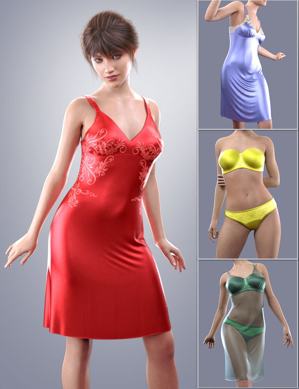 dForce COG Gown for Genesis 8 Females by: CatOnGlade, 3D Models by Daz 3D