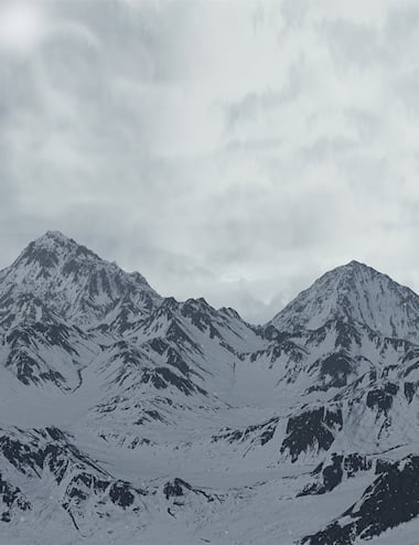 Snowy Mountains by: 3dLab, 3D Models by Daz 3D