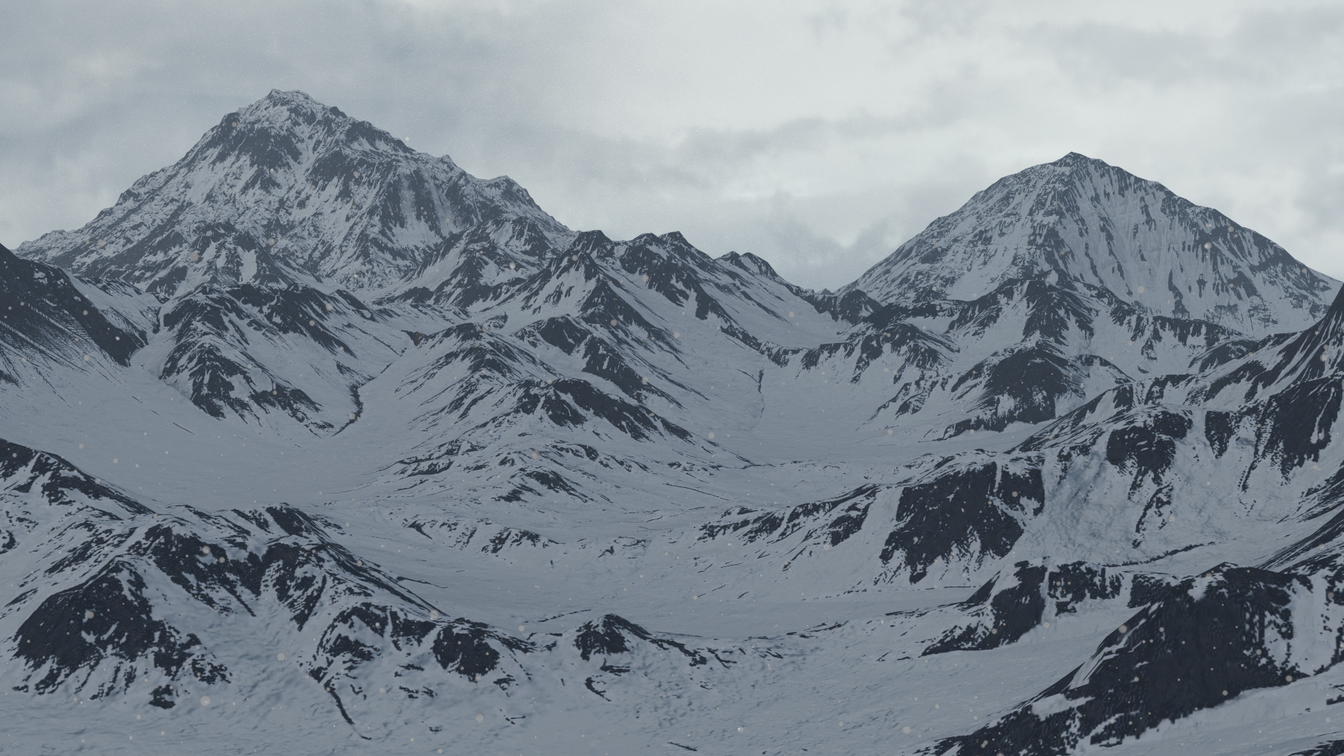 Snowy Mountains by: 3dLab, 3D Models by Daz 3D