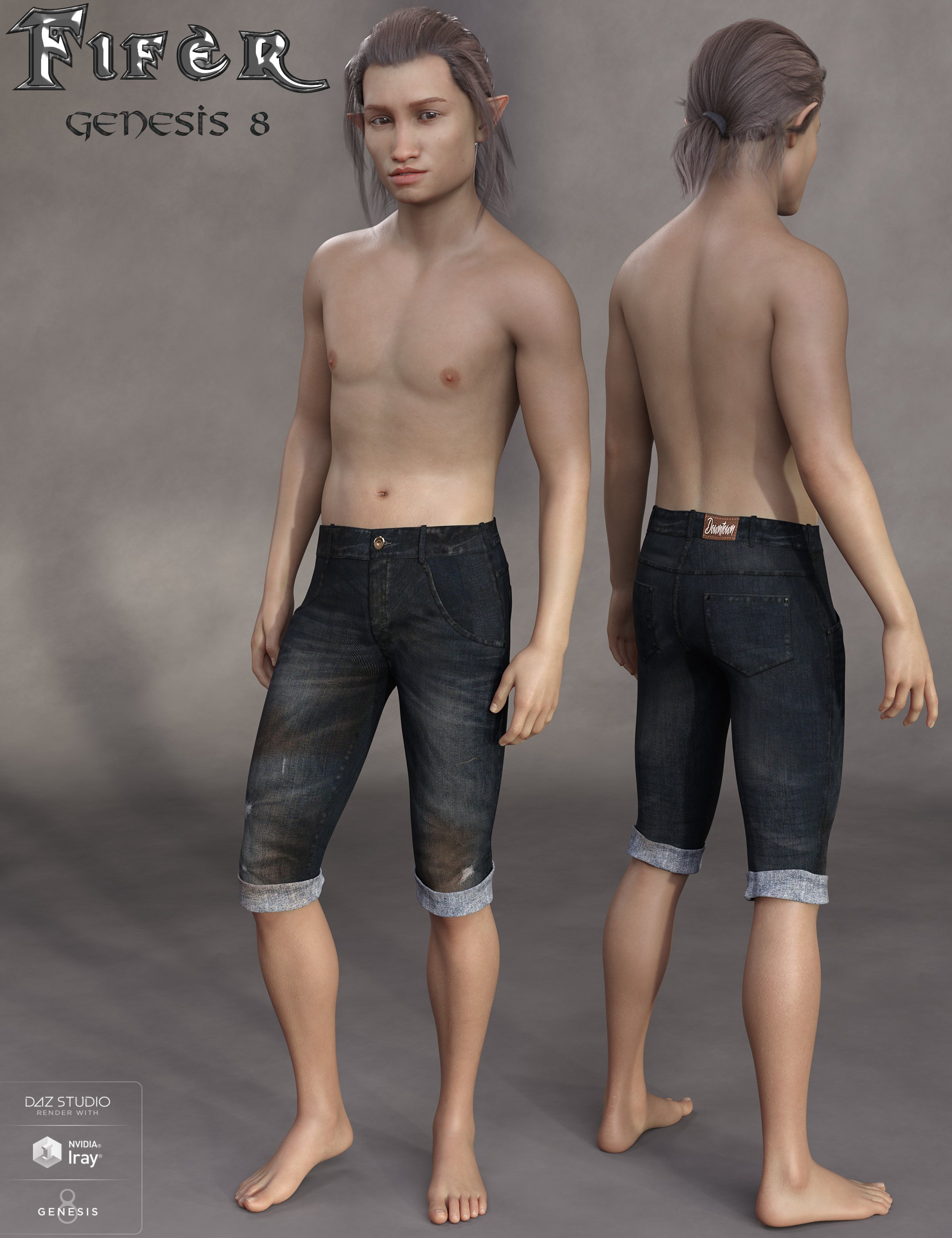 Fifer for Genesis 8 Male by: MorrisEmrys, 3D Models by Daz 3D