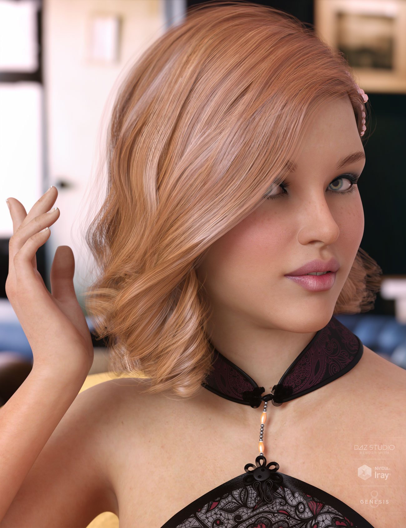 Eilis Hair for Genesis 3 & 8 Females Eilis Hair for Genesis 3 & 8 Females by: AprilYSH, 3D Models by Daz 3D