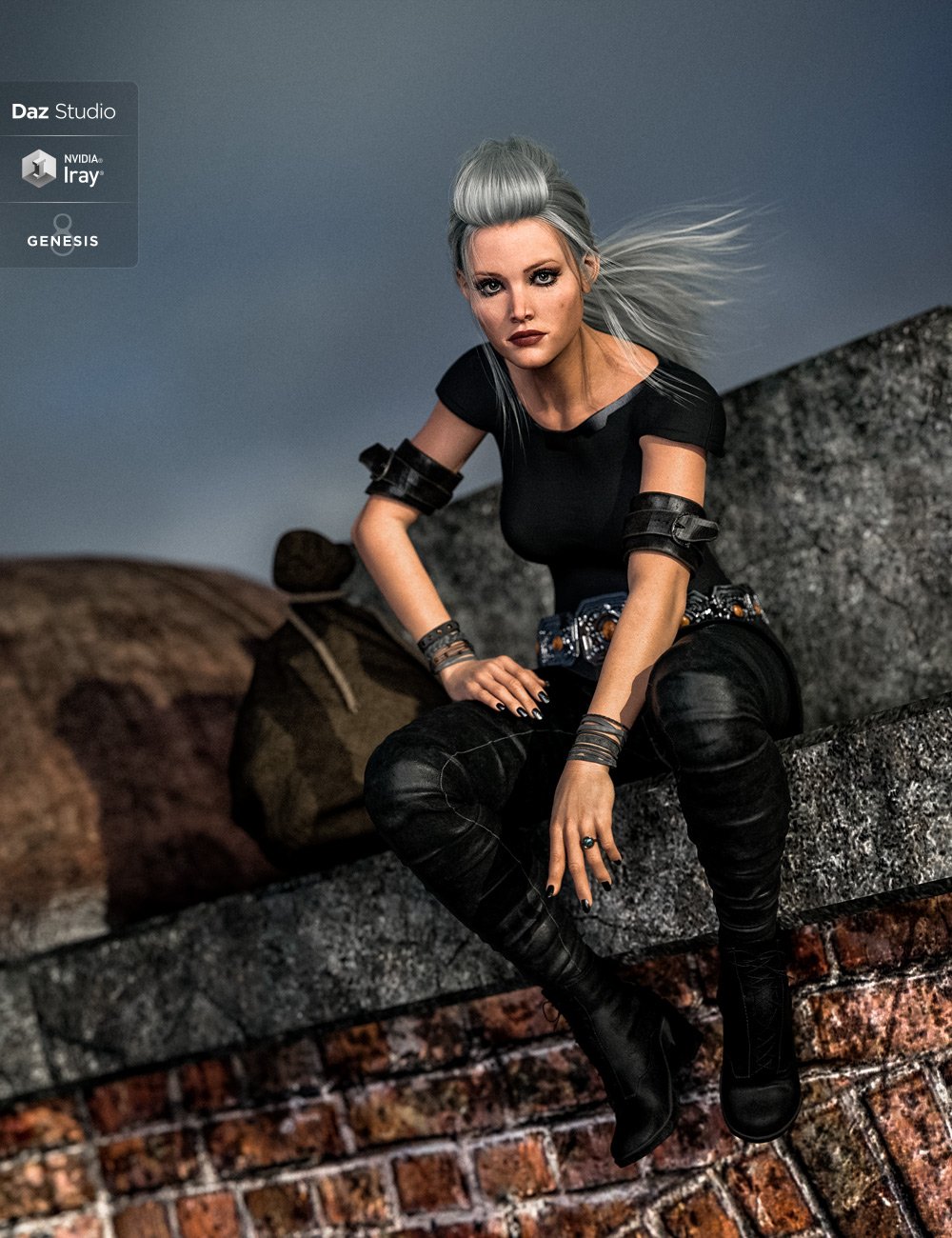 Odeeta HD for Genesis 8 Females by: Eichhorn Art, 3D Models by Daz 3D