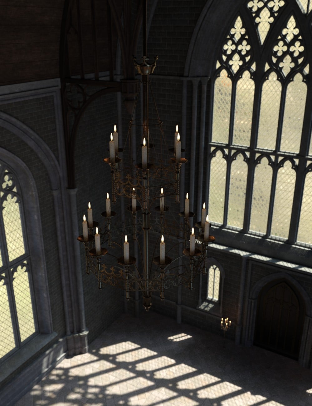 Gothic Throne Room | Daz 3D