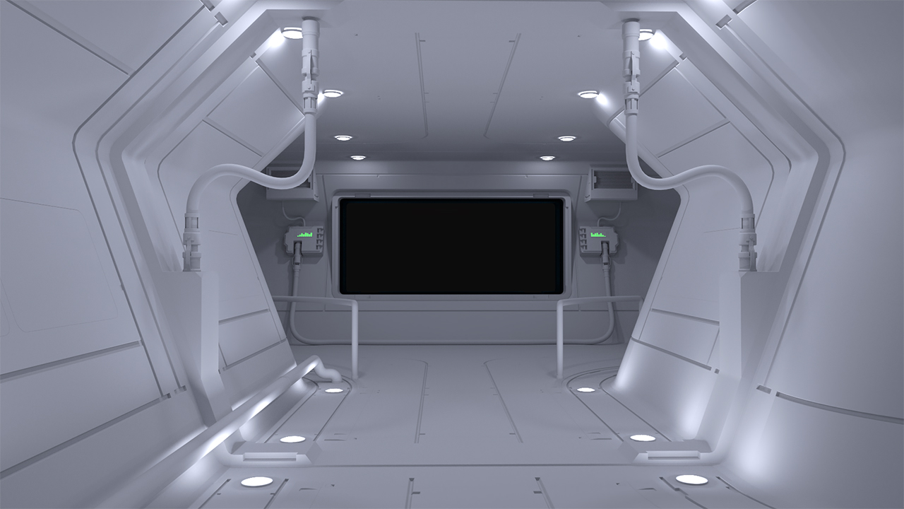 Modular Sci-fi Interior Kit by: Mely3D, 3D Models by Daz 3D